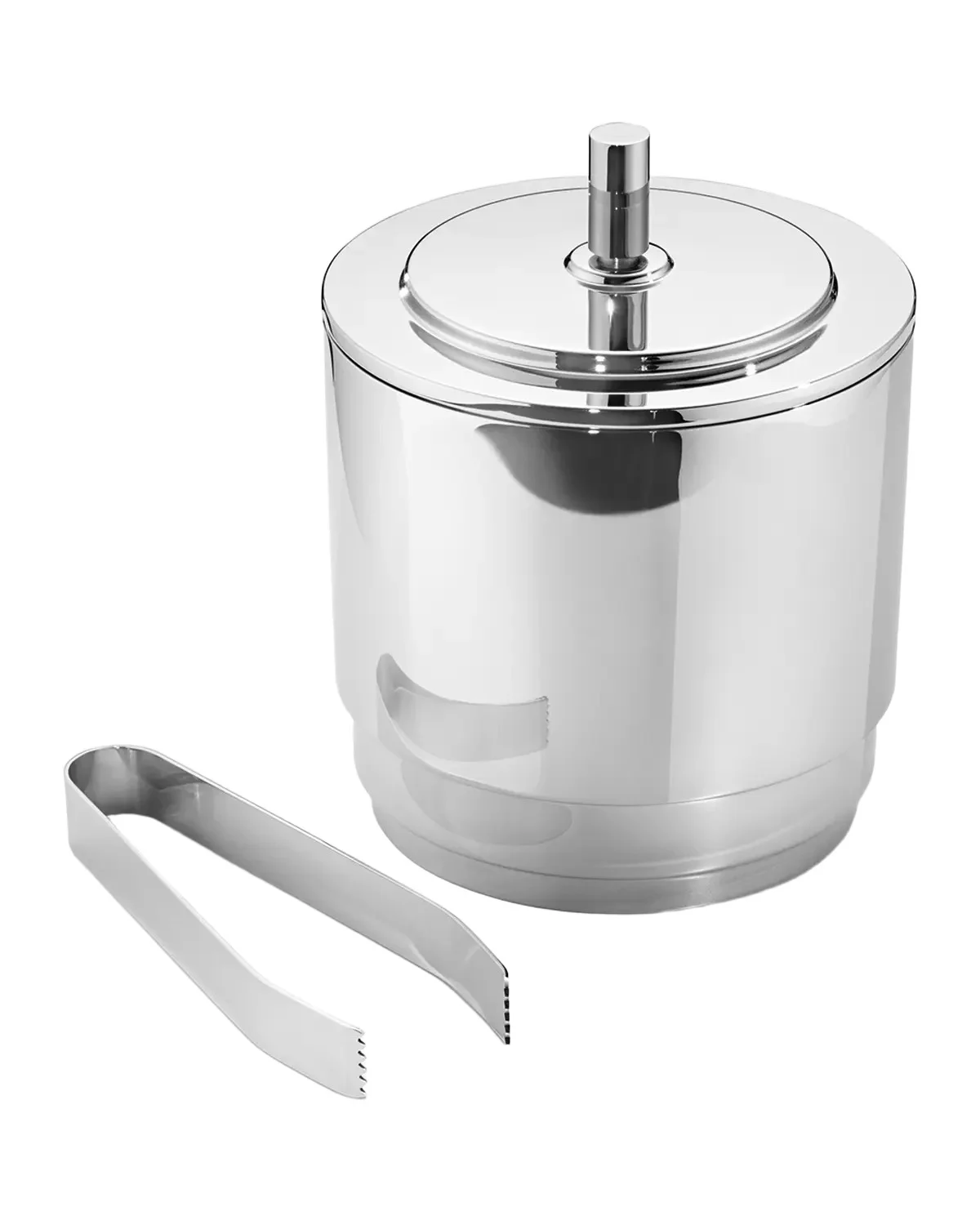 Georg Jensen Manhattan Ice Bucket w/ Tongs