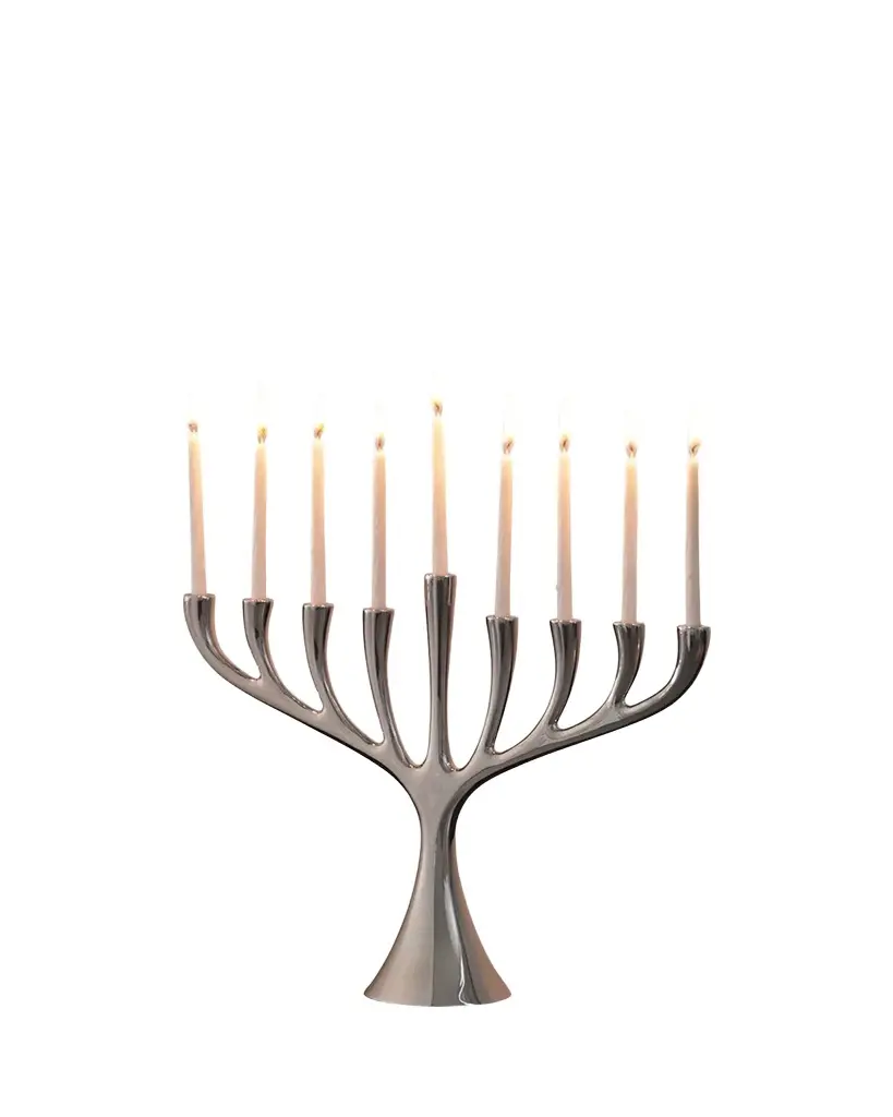 Georg Jensen Cobra Stainless Steel Hanukkah Menorah