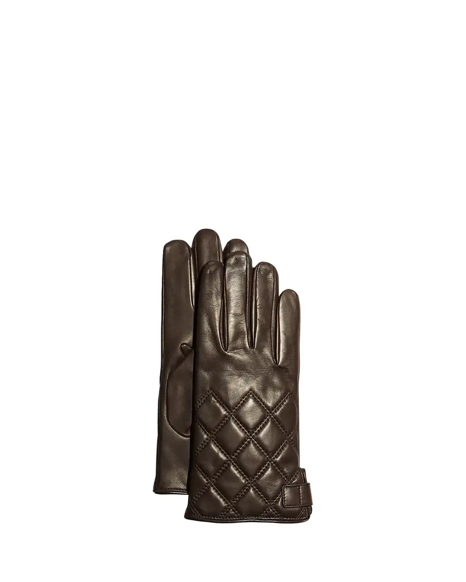Guanti Giglio Fiorentino Men's Quilted Napa Snap Gloves with Cashmere Lining | Thumbnail 2 Guanti Giglio Fiorentino Men's Quilted Napa Snap Gloves with Cashmere Lining | Thumbnail 2