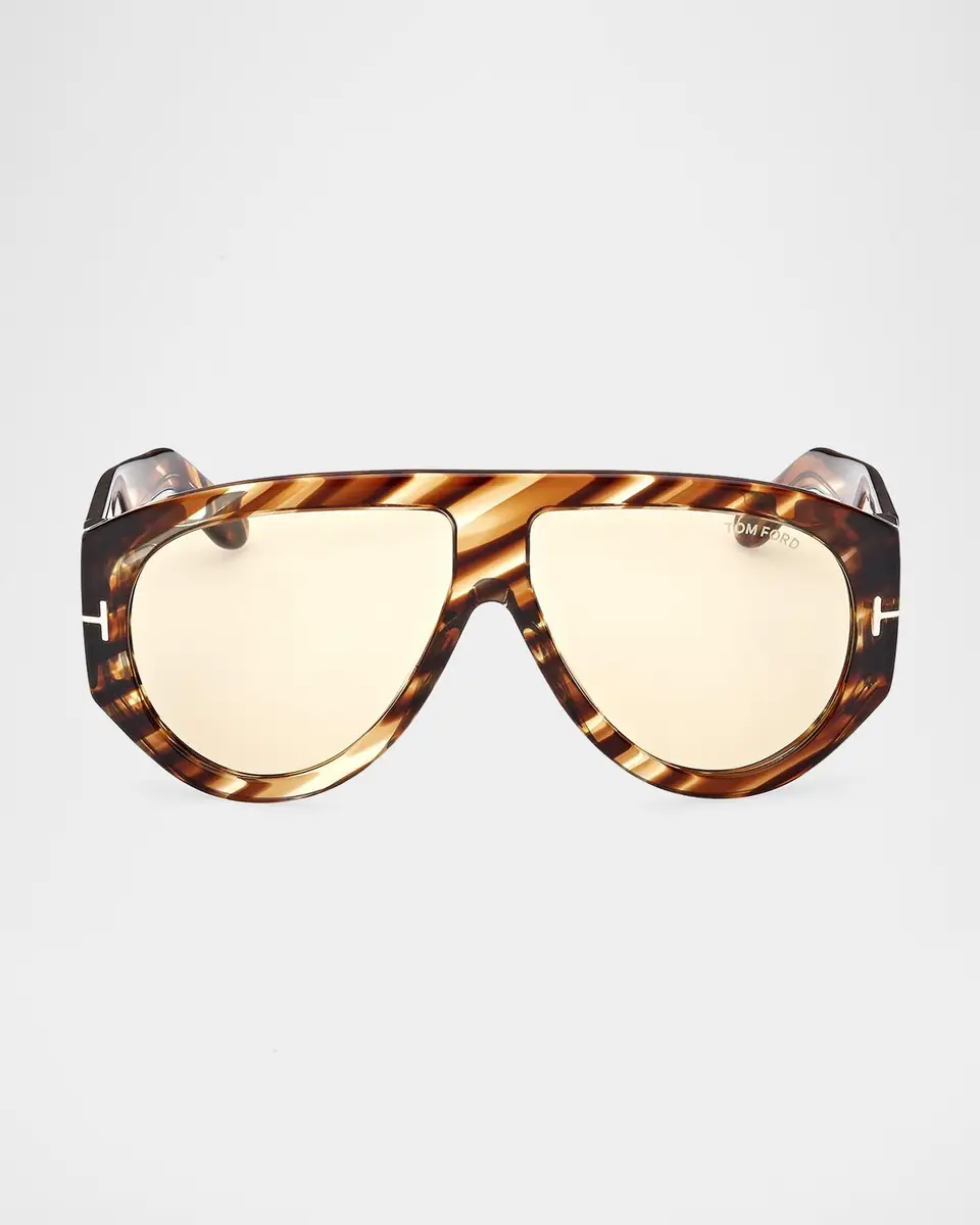 Tom Ford Patterned Round Acetate Sunglasses | Thumbnail 2 Tom Ford Patterned Round Acetate Sunglasses | Thumbnail 2