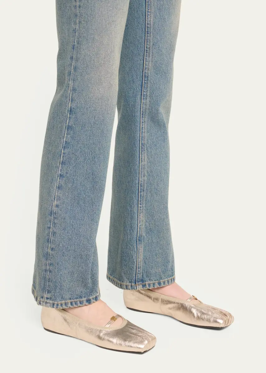 Givenchy Metallic 4G Ballerina Flats | Thumbnail 2 Givenchy Metallic 4G Ballerina Flats | Thumbnail 2