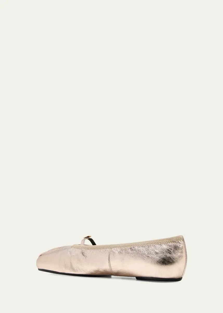 Givenchy Metallic 4G Ballerina Flats | Thumbnail 4 Givenchy Metallic 4G Ballerina Flats | Thumbnail 4
