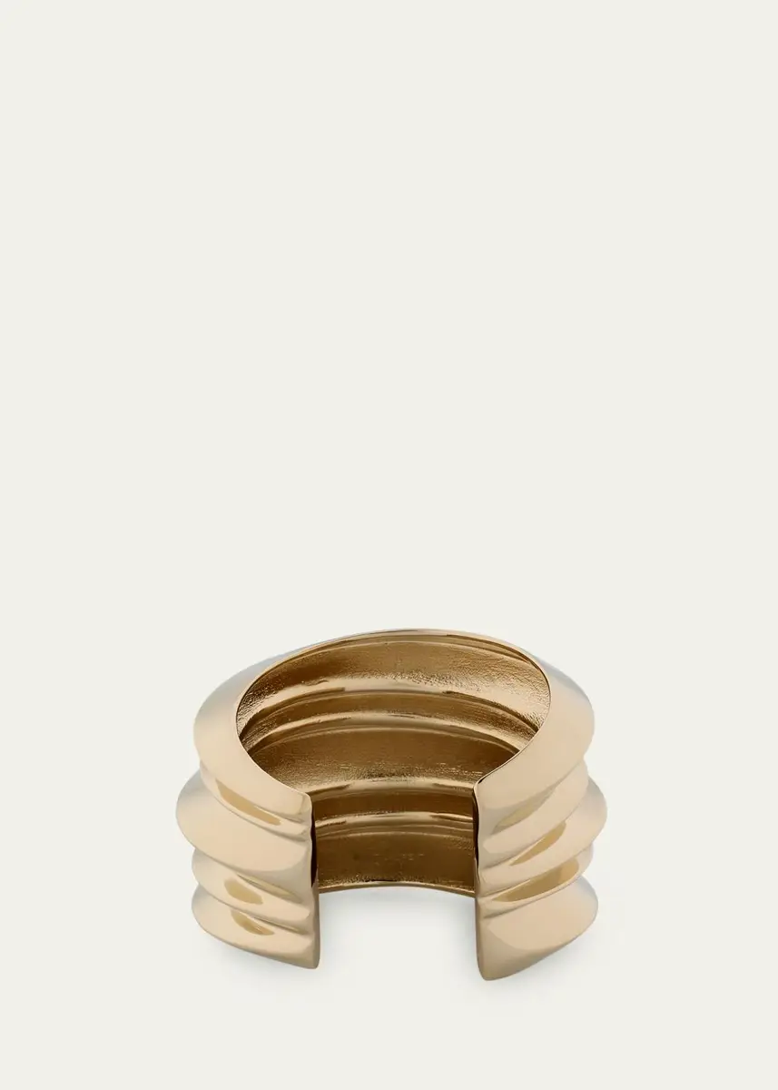 Saint Laurent Stacked Cuff Bracelet | Thumbnail 4 Saint Laurent Stacked Cuff Bracelet | Thumbnail 4