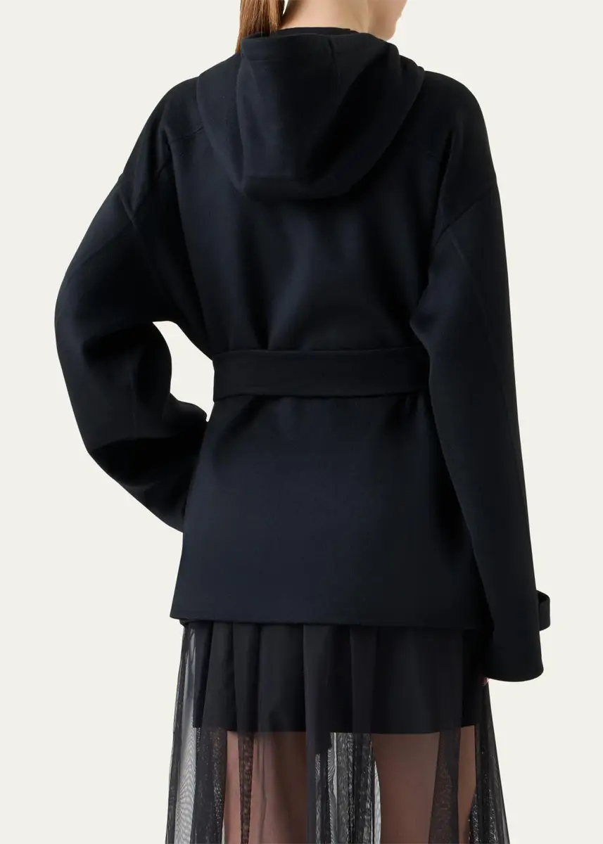 Akris Donna Belted Cashmere Parka Jacket | Thumbnail 3