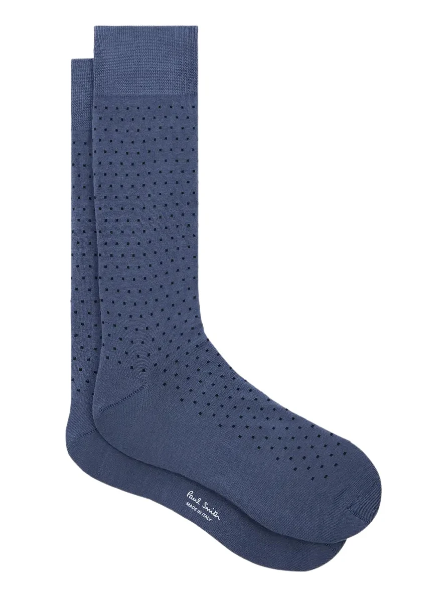 Paul Smith Men's Mini Polka Dot Crew Socks