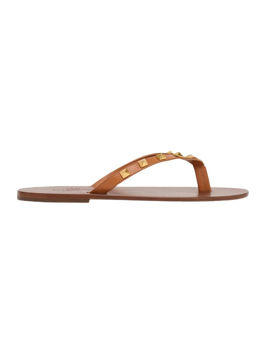 Valentino Garavani Men's Rockstud Thong Sandals
