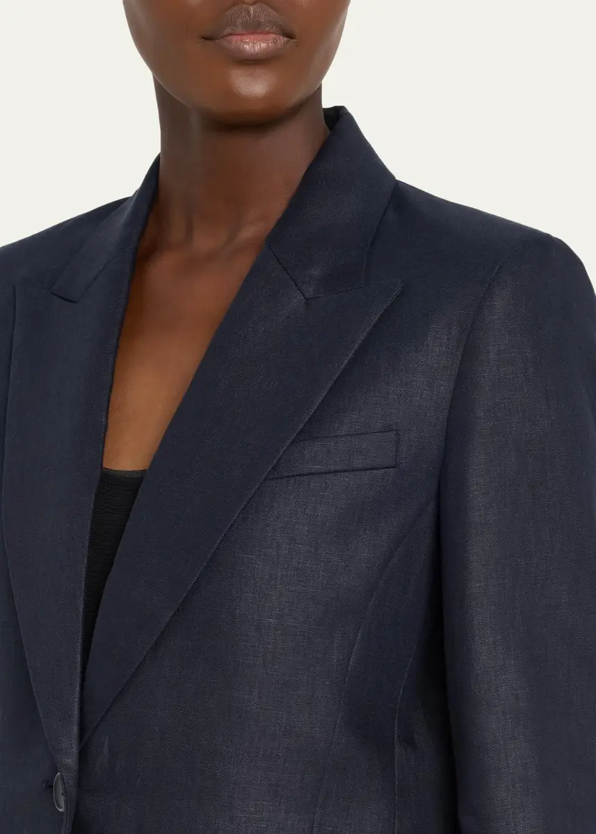 TWP Boy Blazer in Chintzed Linen | Thumbnail 5