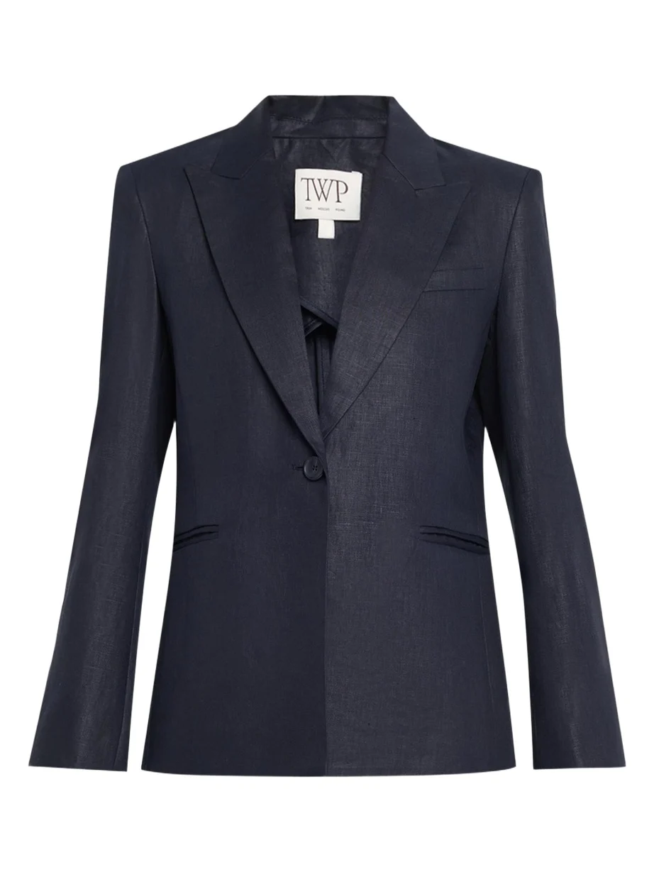 TWP Boy Blazer in Chintzed Linen