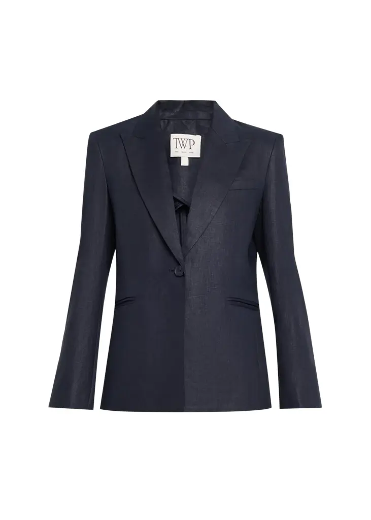 TWP Boy Blazer in Chintzed Linen