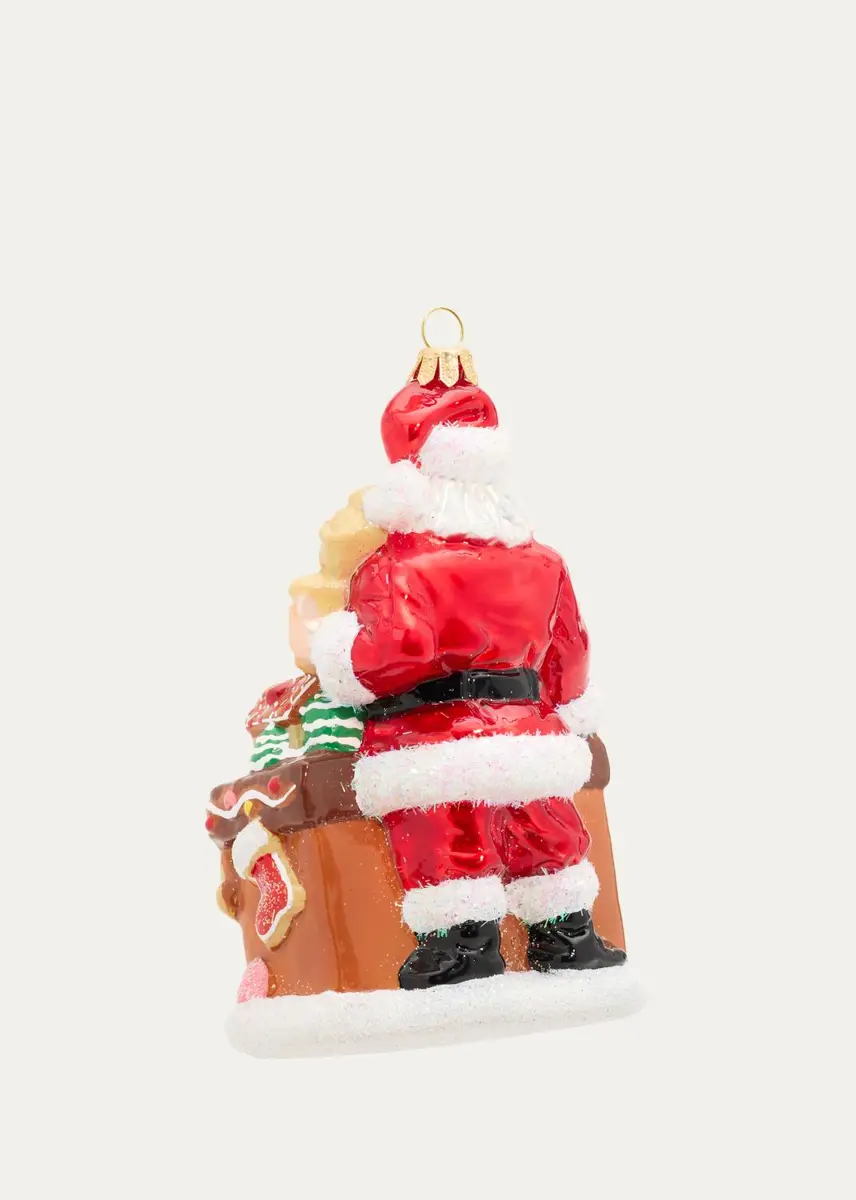 Impuls Glass Santa Gingerbread Ornament | Thumbnail 2 Impuls Glass Santa Gingerbread Ornament | Thumbnail 2