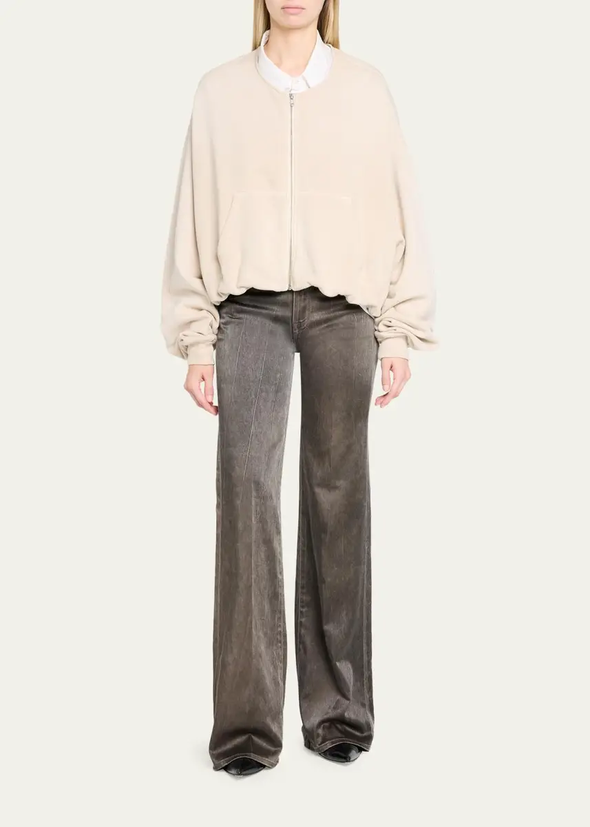 R13 Charlotte Flared Stretch Denim Jeans | Thumbnail 2