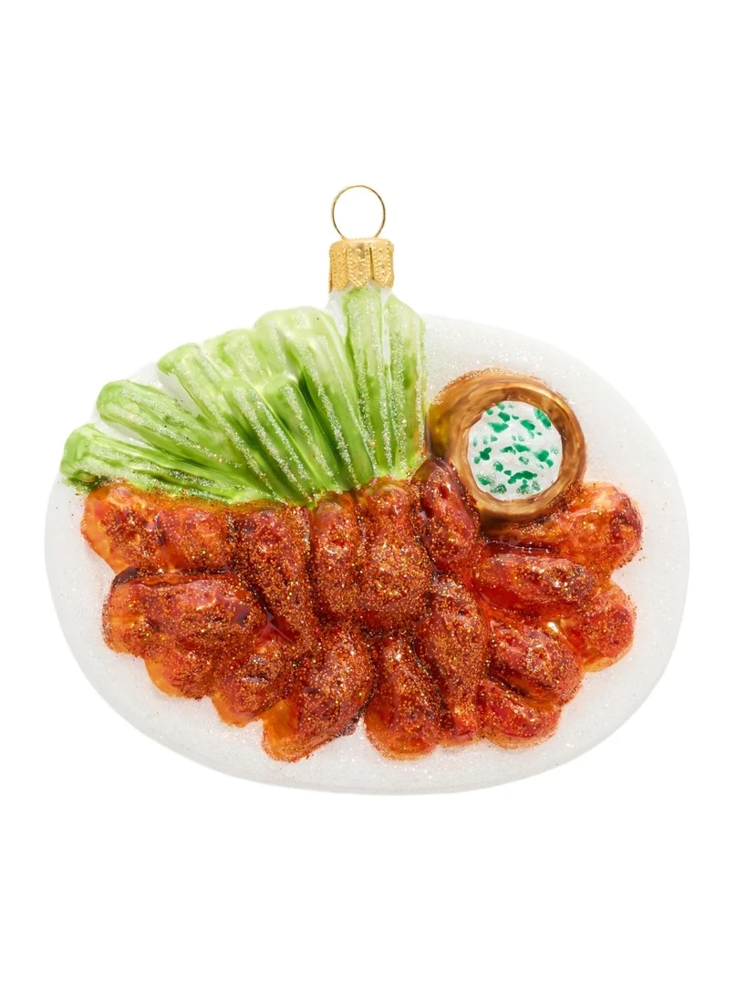 Impuls Glass Hot Wings Plate Ornament