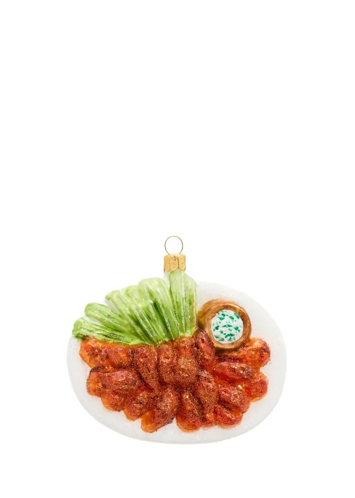Impuls Glass Hot Wings Plate Ornament