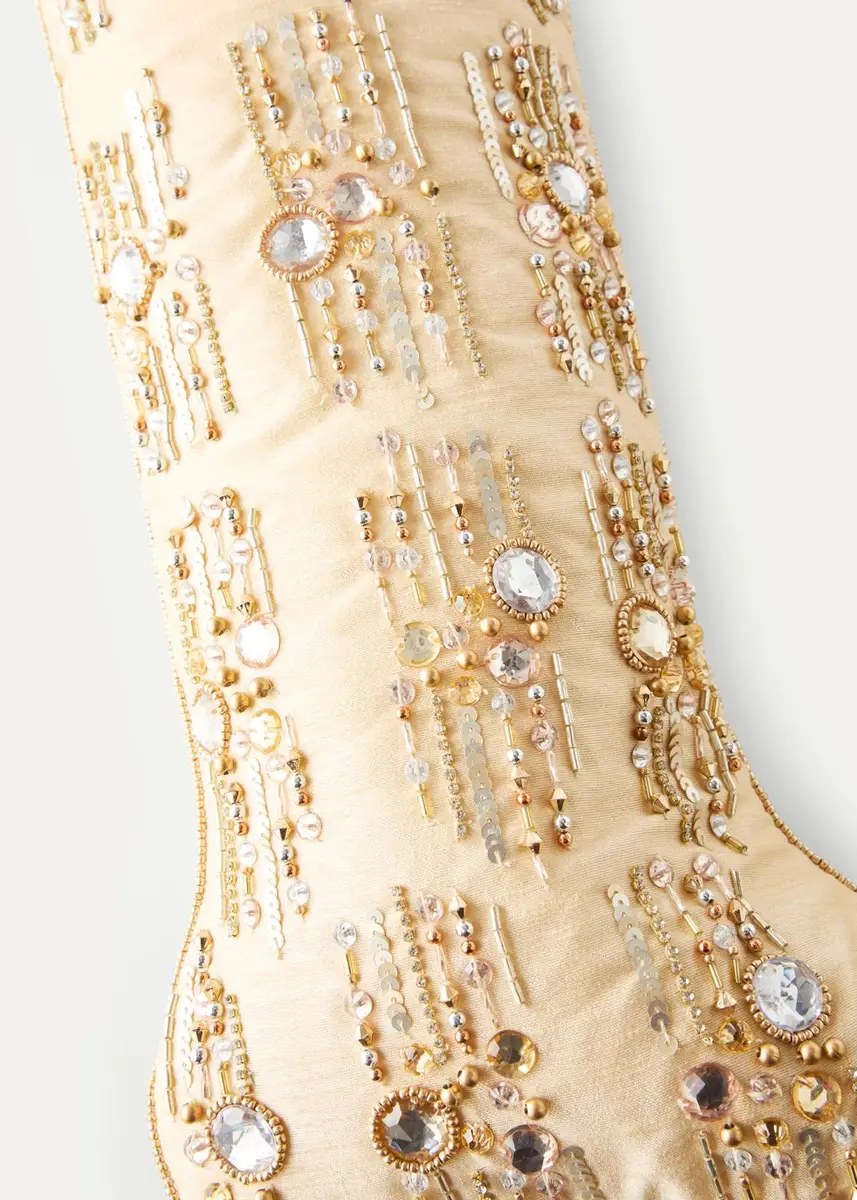 Kim Seybert Starlit Stocking | Thumbnail 2 Kim Seybert Starlit Stocking | Thumbnail 2