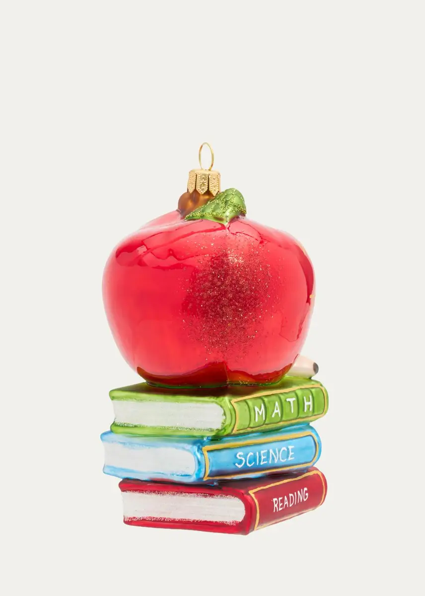 Impuls World's Best Teacher Glass Ornament | Thumbnail 2 Impuls World's Best Teacher Glass Ornament | Thumbnail 2