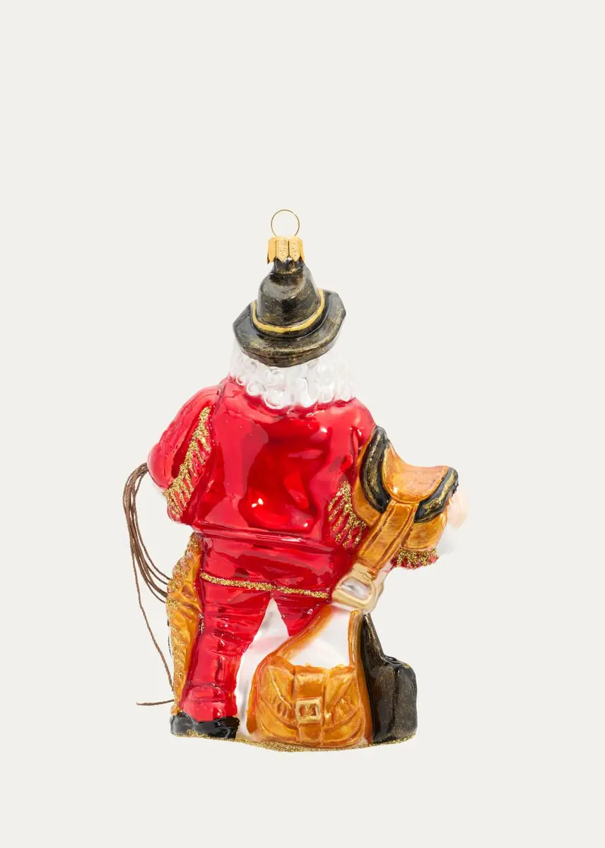 Impuls Rodeo Santa Glass Ornament | Thumbnail 2 Impuls Rodeo Santa Glass Ornament | Thumbnail 2