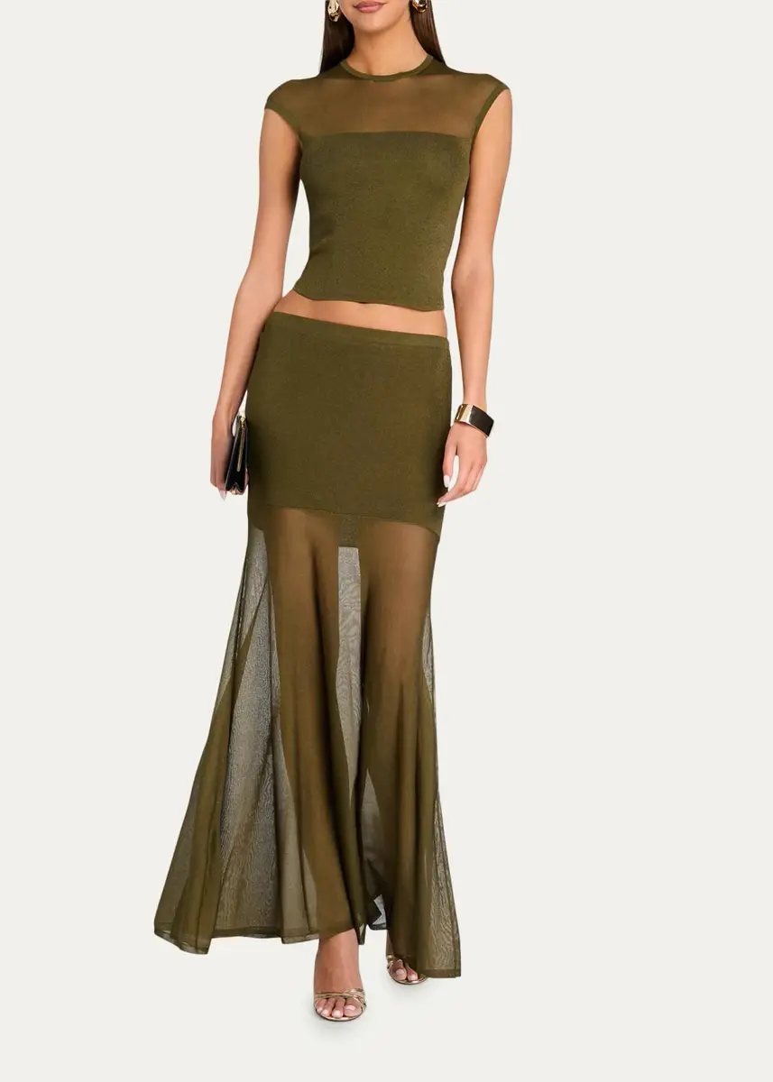 SEROYA Whitney Mesh-Yoke Top | Thumbnail 2 SEROYA Whitney Mesh-Yoke Top | Thumbnail 2