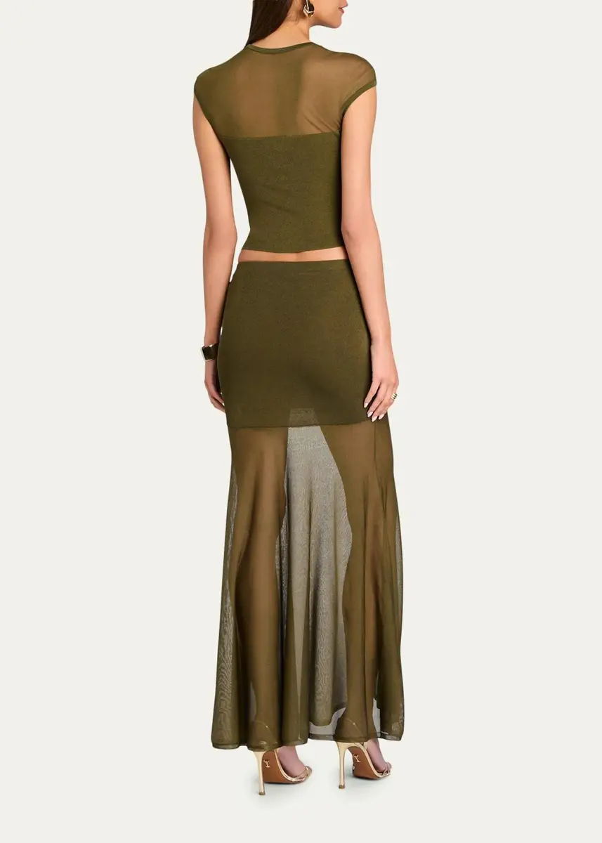 SEROYA Whitney Mesh-Yoke Top | Thumbnail 3 SEROYA Whitney Mesh-Yoke Top | Thumbnail 3