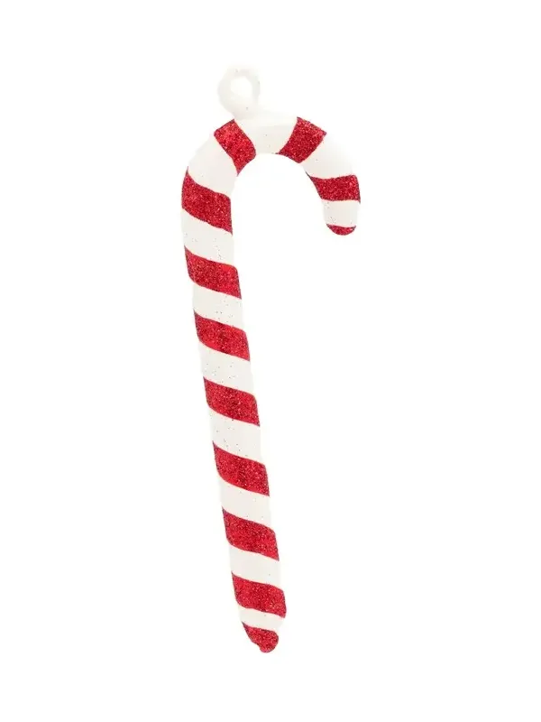De Carlini Candy Cane Glass Ornament