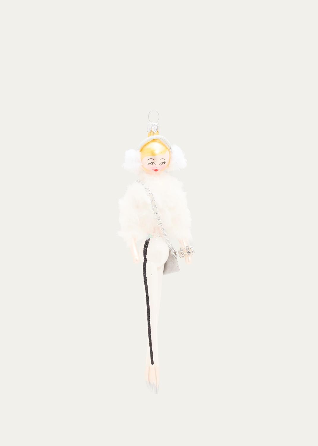 De Carlini Rockette Lady Figure Ornament