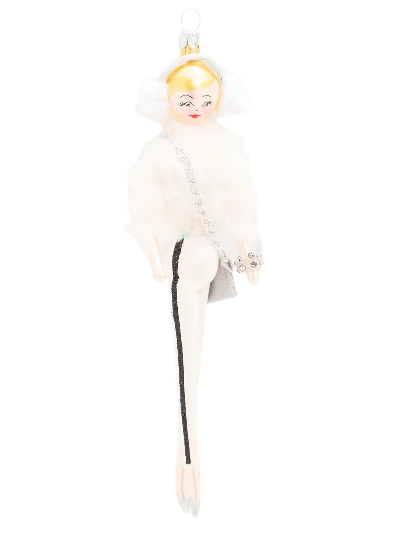 De Carlini Rockette Lady Figure Ornament