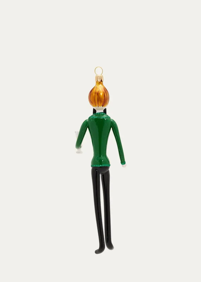 De Carlini Glass & Paper Christmas Ornament | Thumbnail 2 De Carlini Glass & Paper Christmas Ornament | Thumbnail 2