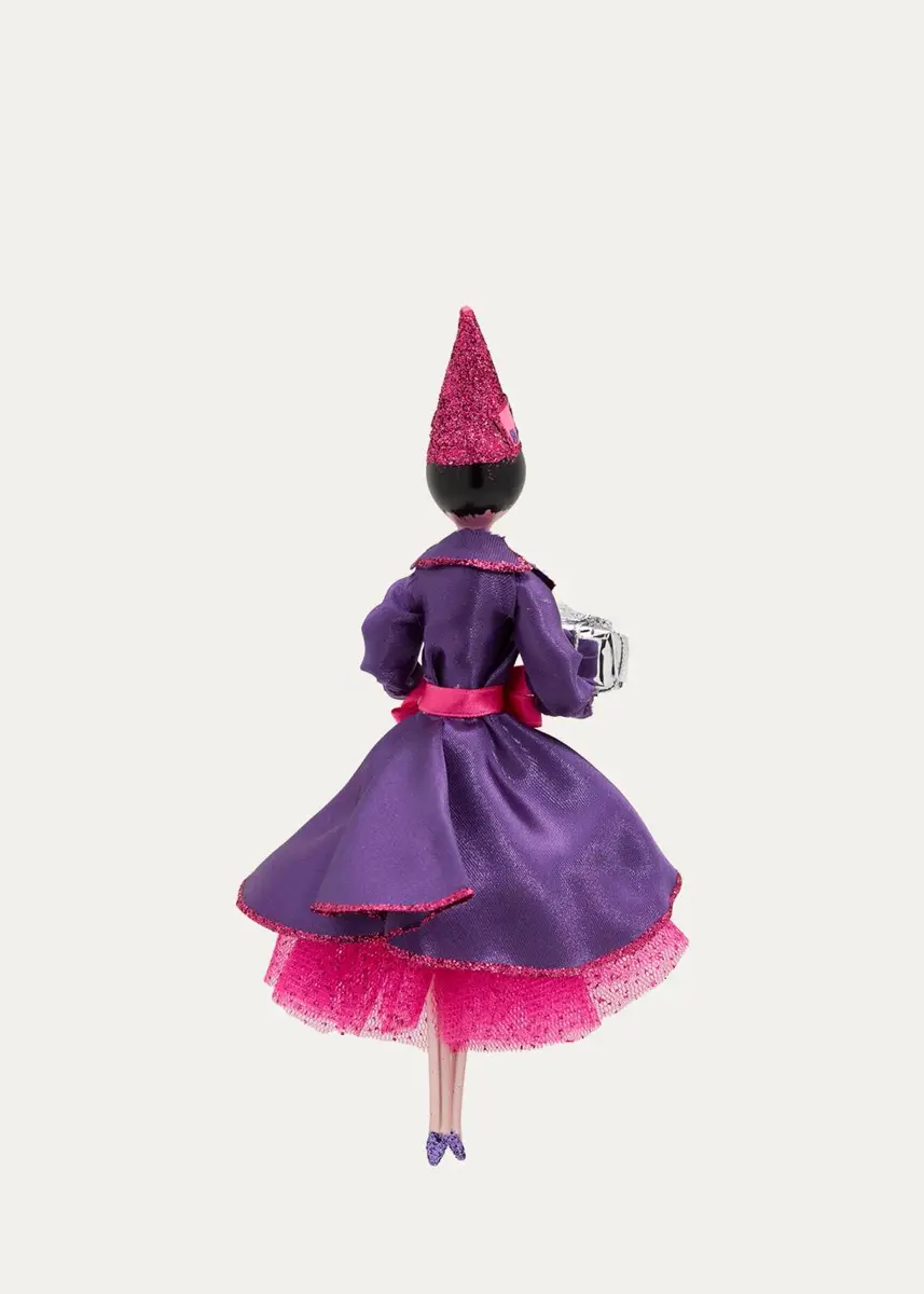 De Carlini Birthday Girl Glass Christmas Ornament | Thumbnail 2