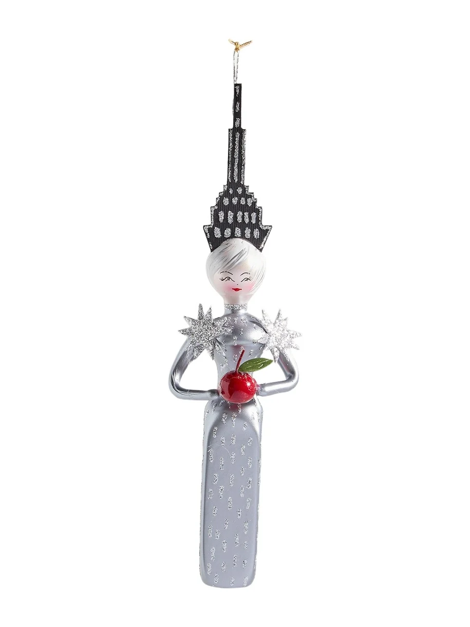 De Carlini NY Lady Christmas Ornament