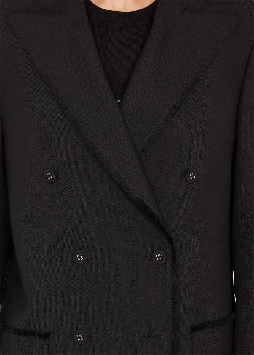 OFFICINE GÉNÉRALE Double-Breasted Virgin Wool Jacket | Thumbnail 5 OFFICINE GÉNÉRALE Double-Breasted Virgin Wool Jacket | Thumbnail 5