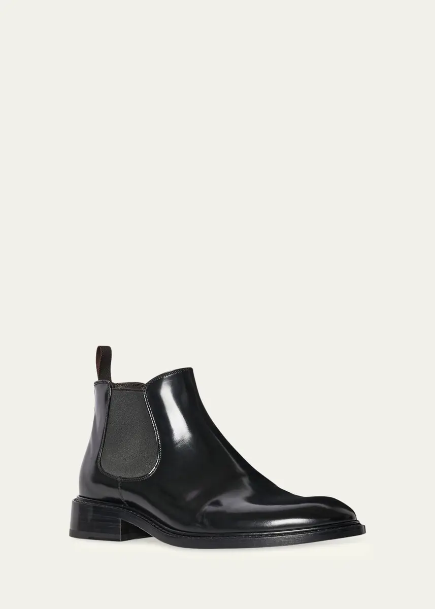 The Row Men's Gable Brushed Leather Chelsea Boots | Thumbnail 2 The Row Men's Gable Brushed Leather Chelsea Boots | Thumbnail 2