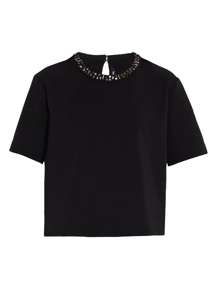 Sebastian Jewel-Neck T-Shirt Sebastian Jewel-Neck T-Shirt