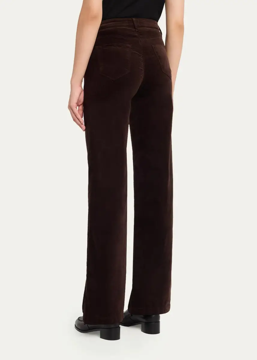 L'Agence Scottie Velvet Bootcut Pants | Thumbnail 3 L'Agence Scottie Velvet Bootcut Pants | Thumbnail 3