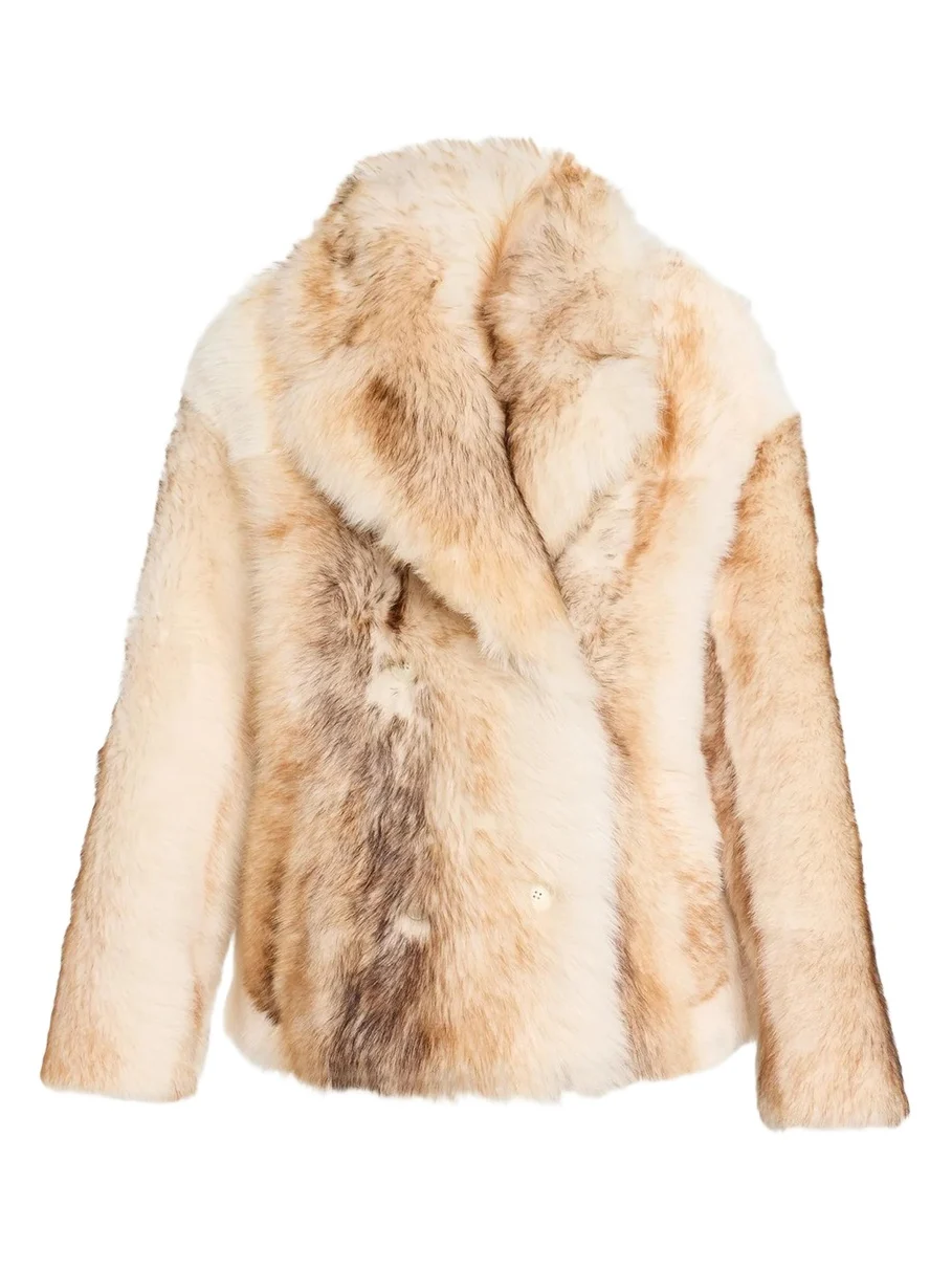 Lamb Shearling Double-Breasted Short Coat Lamb Shearling Double-Breasted Short Coat