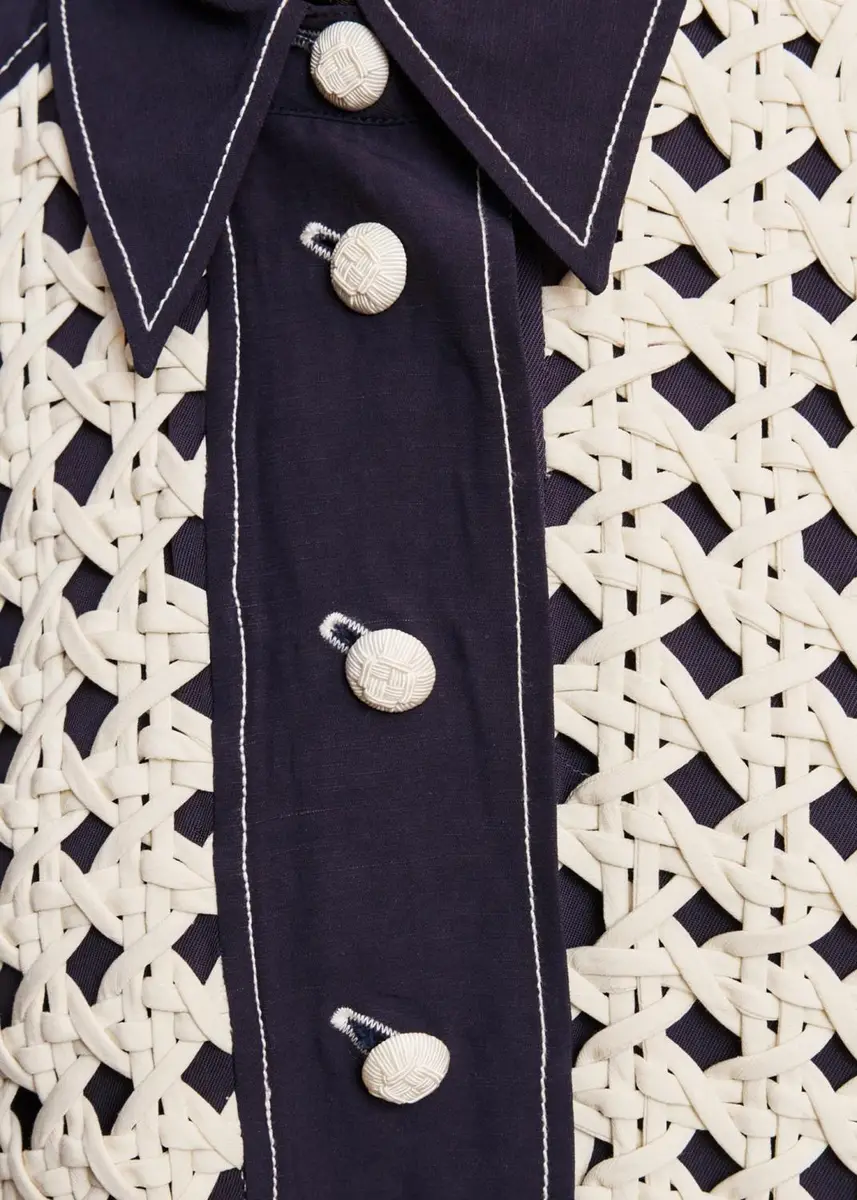 ALÉMAIS Weave Button-Front Shirt | Thumbnail 2 ALÉMAIS Weave Button-Front Shirt | Thumbnail 2