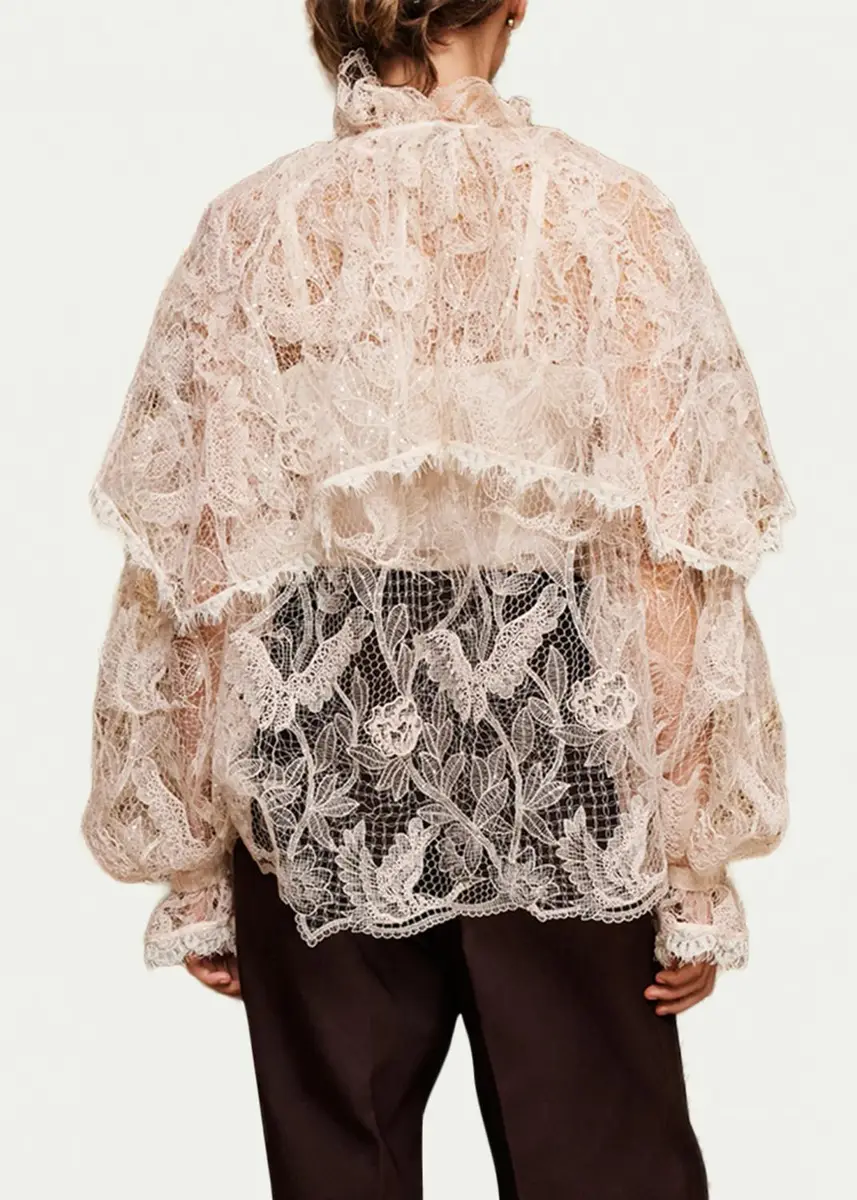 ALÉMAIS Winifred Lace Blouse | Thumbnail 3 ALÉMAIS Winifred Lace Blouse | Thumbnail 3