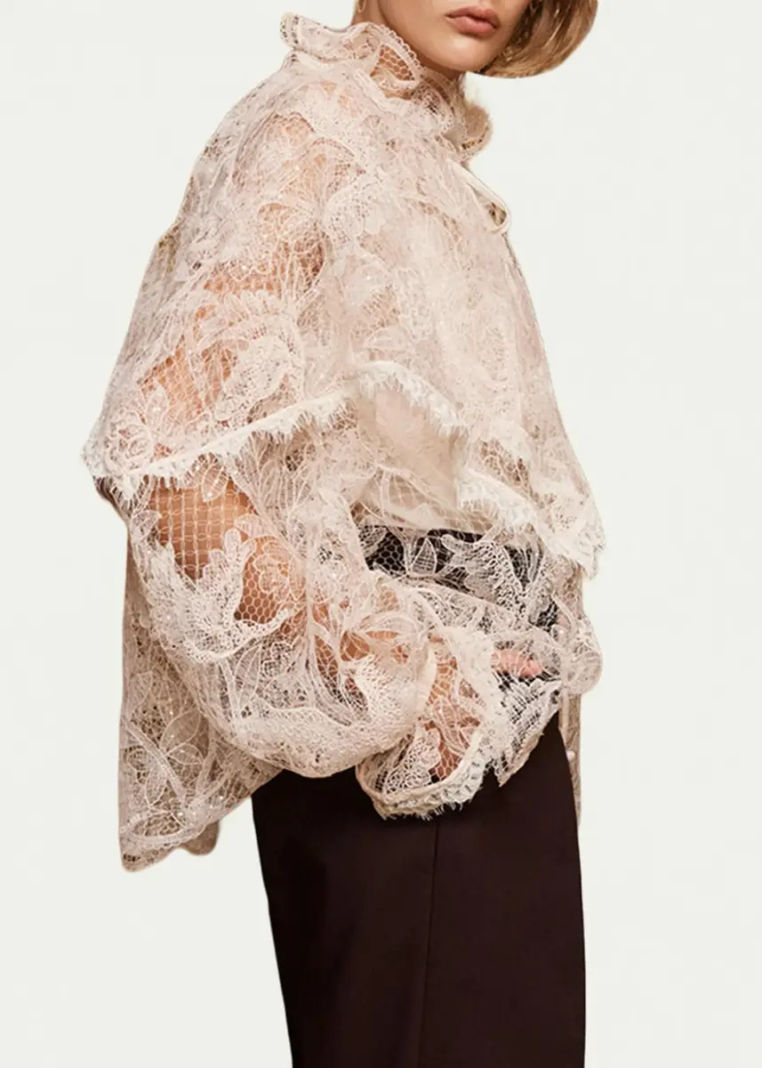 ALÉMAIS Winifred Lace Blouse | Thumbnail 4 ALÉMAIS Winifred Lace Blouse | Thumbnail 4