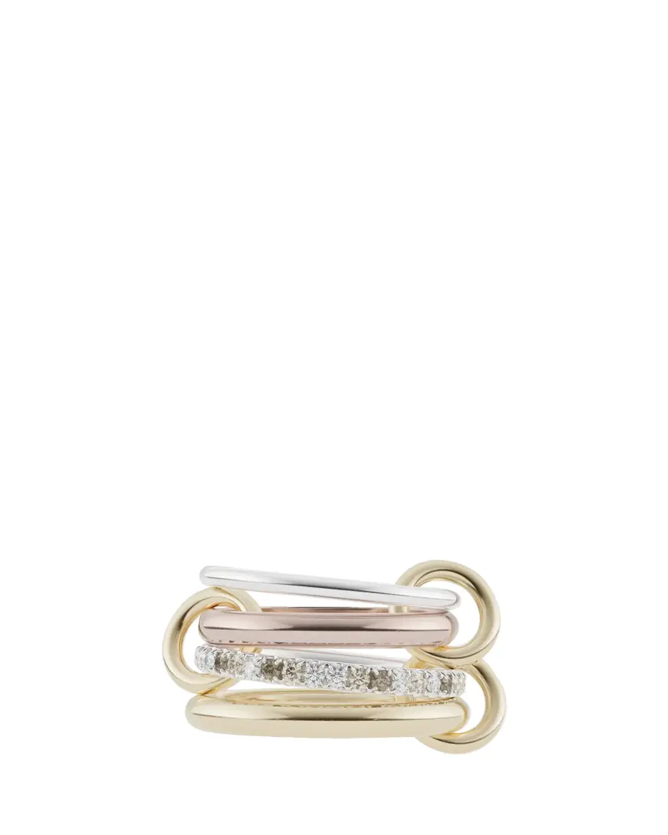 Spinelli Kilcollin Cancer Mx CCW Multi-Diamond 4-Band Ring | Thumbnail 2 Spinelli Kilcollin Cancer Mx CCW Multi-Diamond 4-Band Ring | Thumbnail 2