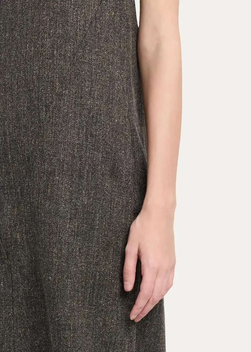 Rick Owens Strapless Melange Wool Column Maxi Dress | Thumbnail 5 Rick Owens Strapless Melange Wool Column Maxi Dress | Thumbnail 5