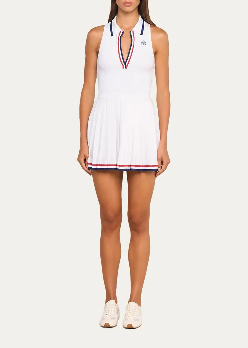 L'Agence Winny Mini Polo Tennis Dress | Thumbnail 4