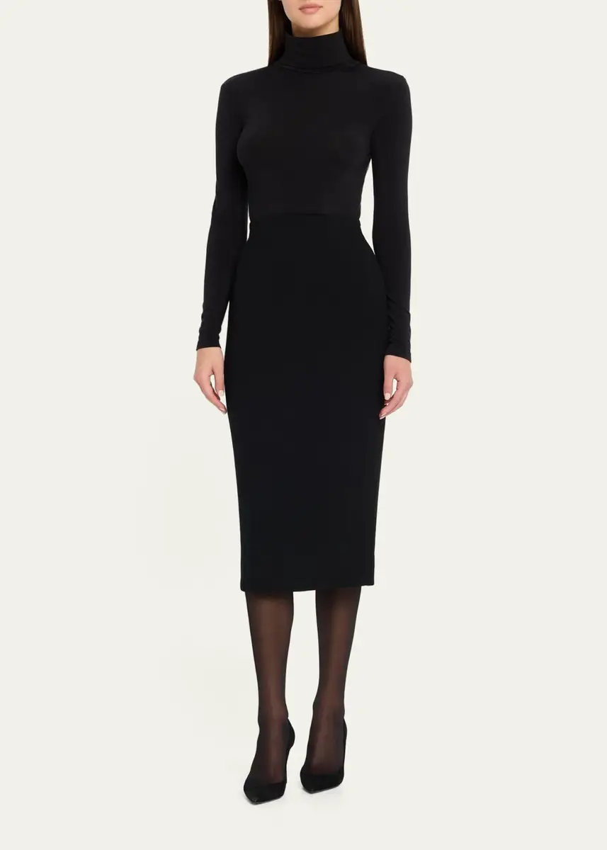 Sergio Hudson Tailored Wool Midi Pencil Skirt | Thumbnail 2 Sergio Hudson Tailored Wool Midi Pencil Skirt | Thumbnail 2