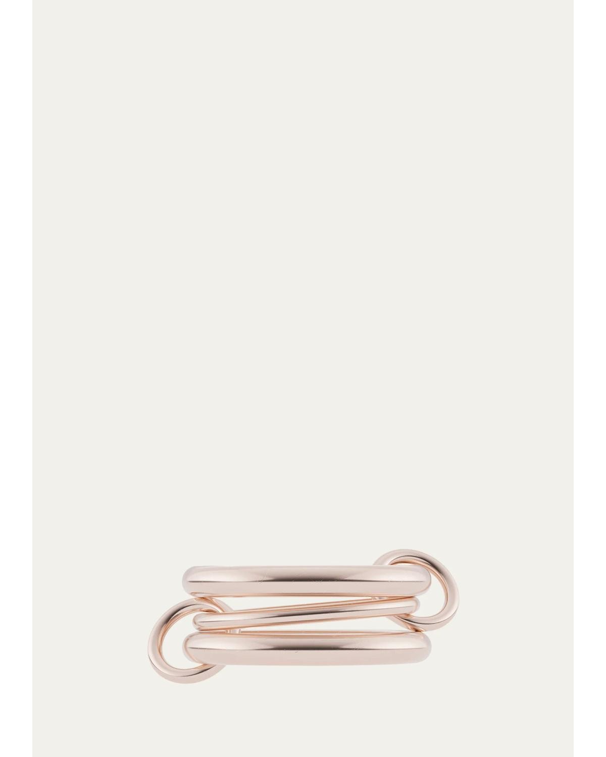 Spinelli Kilcollin Libra 18K Rose Gold Petite 3-Band Ring