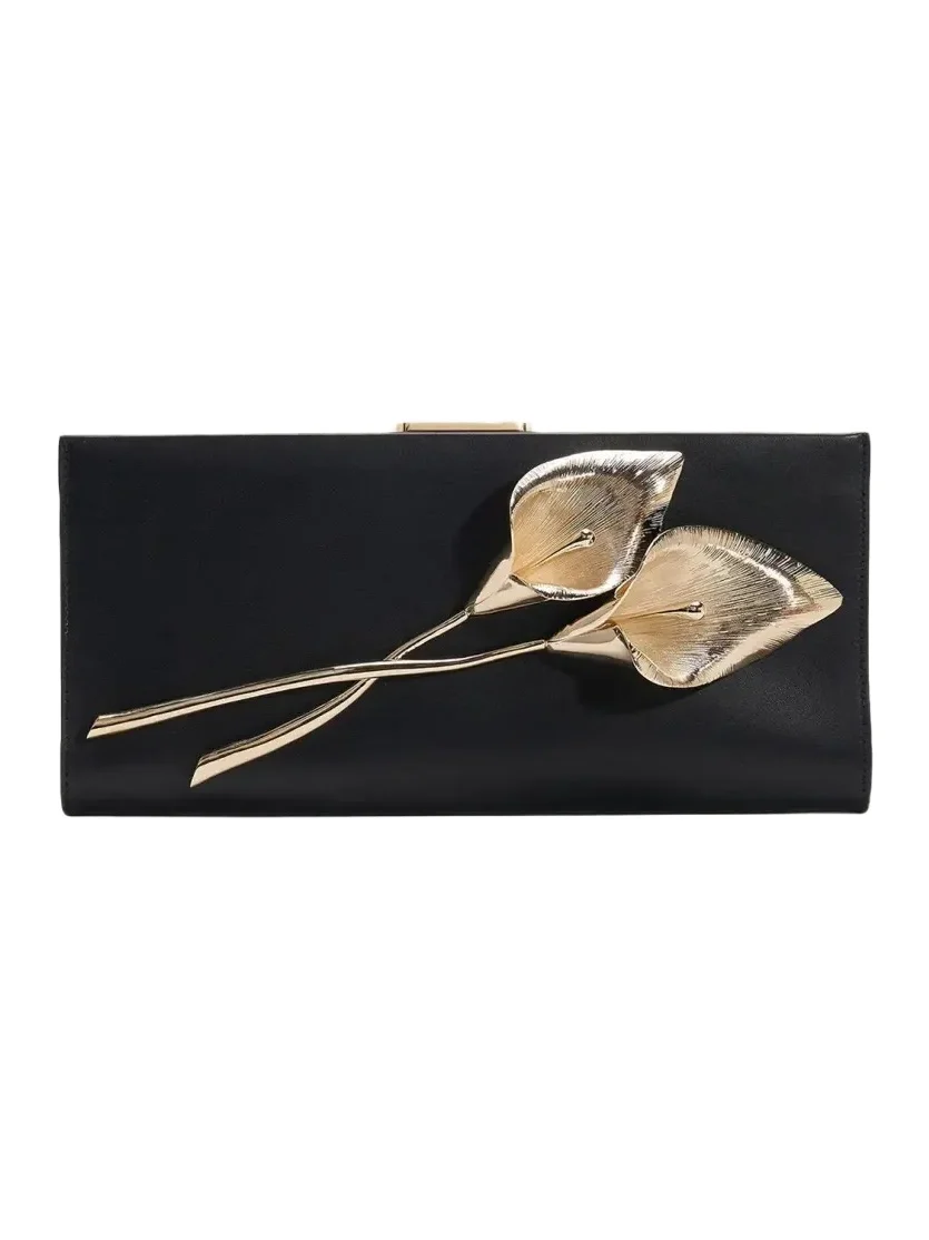 Carolina Herrera Pats Sculptural Calla Lily Clutch Bag