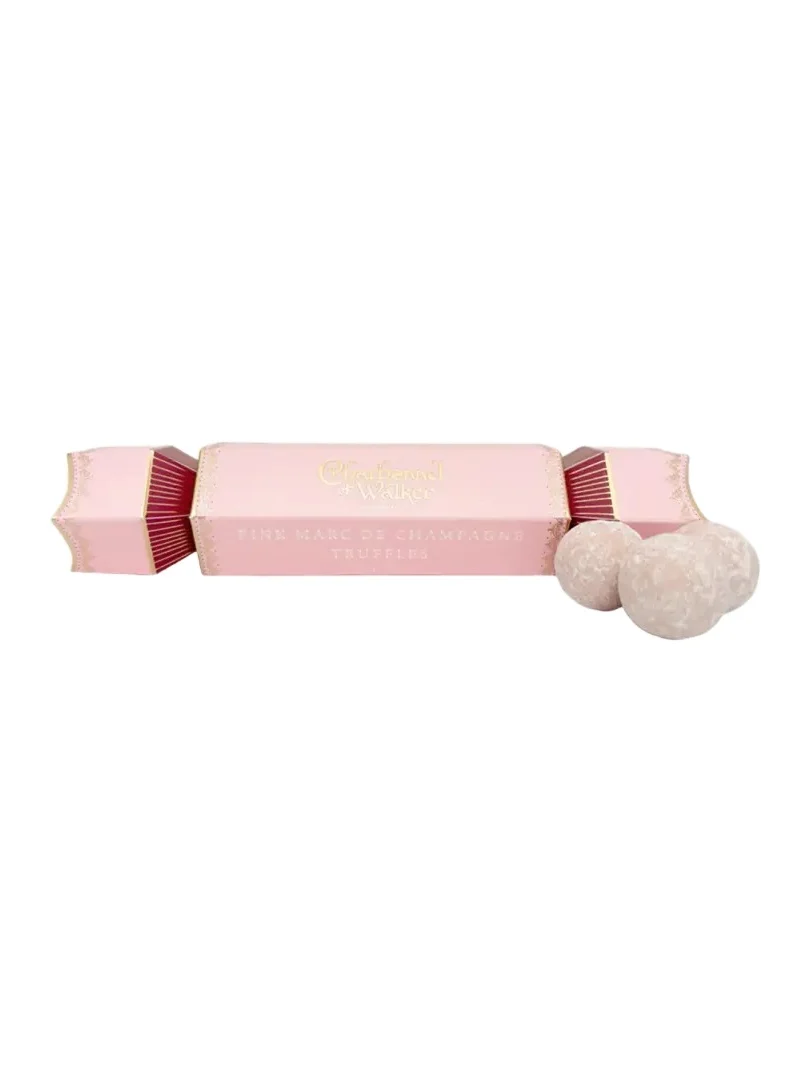 Charbonnel Et Walker Pink Marc de Champagne Truffles Christmas Cracker, 1.2 oz.