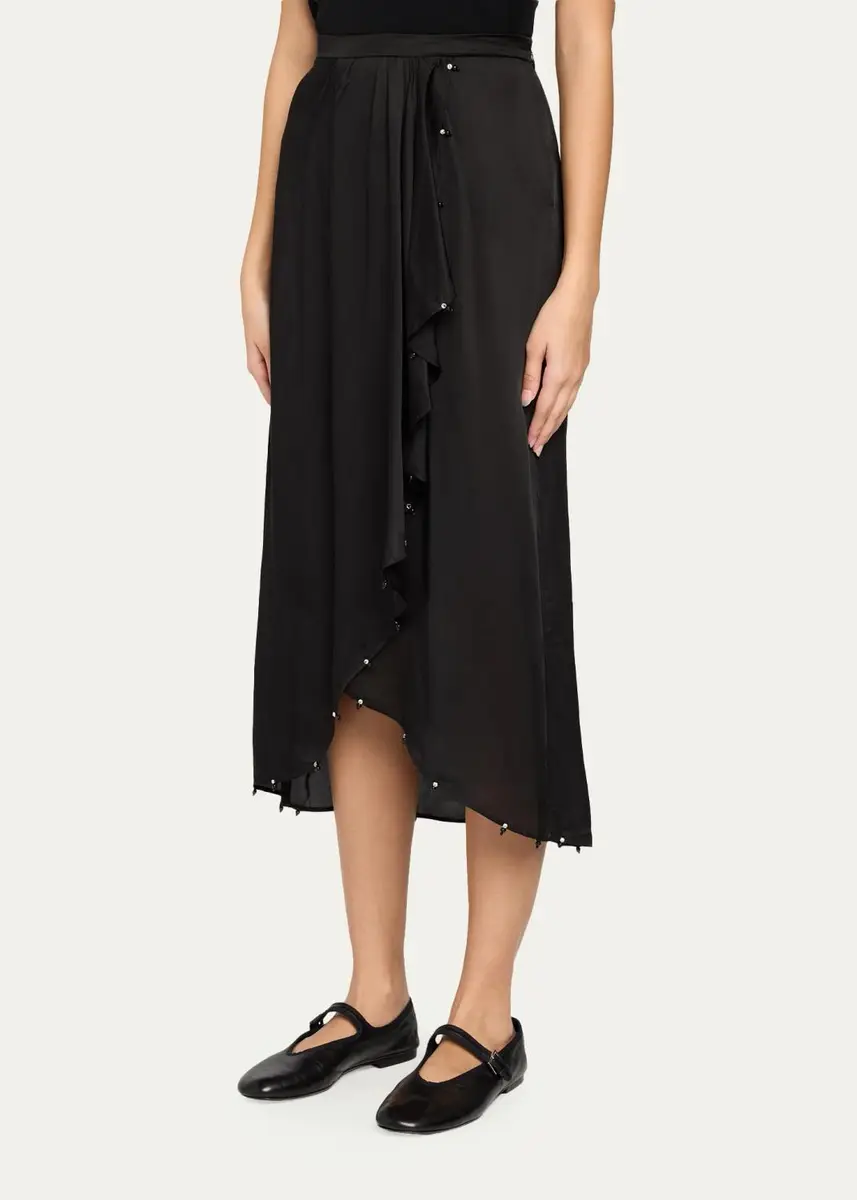 Etoile Isabel Marant Vanille Wrap Midi Skirt | Thumbnail 4 Etoile Isabel Marant Vanille Wrap Midi Skirt | Thumbnail 4
