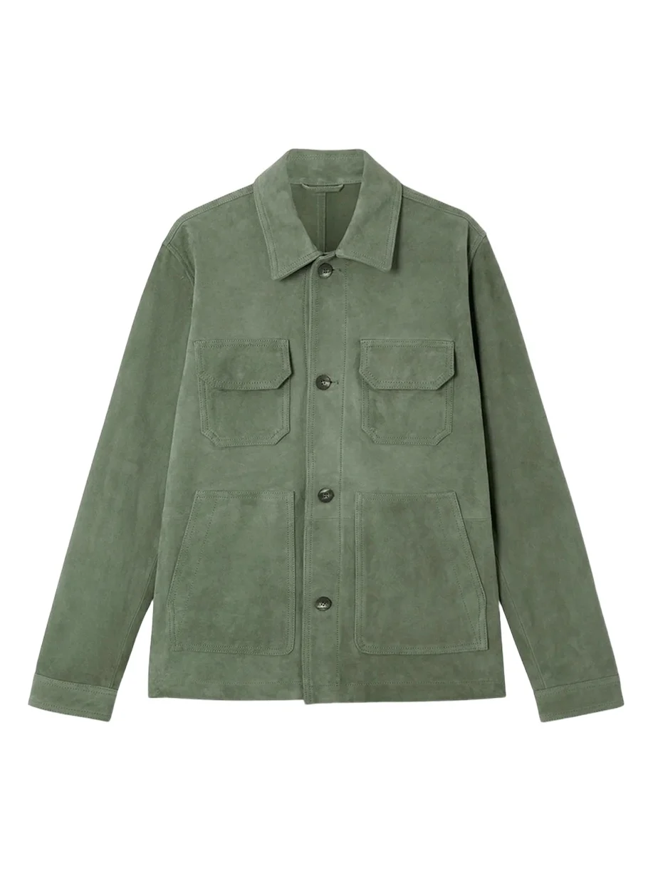 Frescobol Carioca Men's Suede Chore Jacket