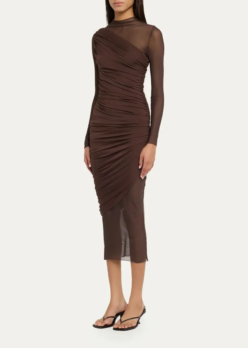 SEROYA Dane Mesh Midi Dress | Thumbnail 4 SEROYA Dane Mesh Midi Dress | Thumbnail 4
