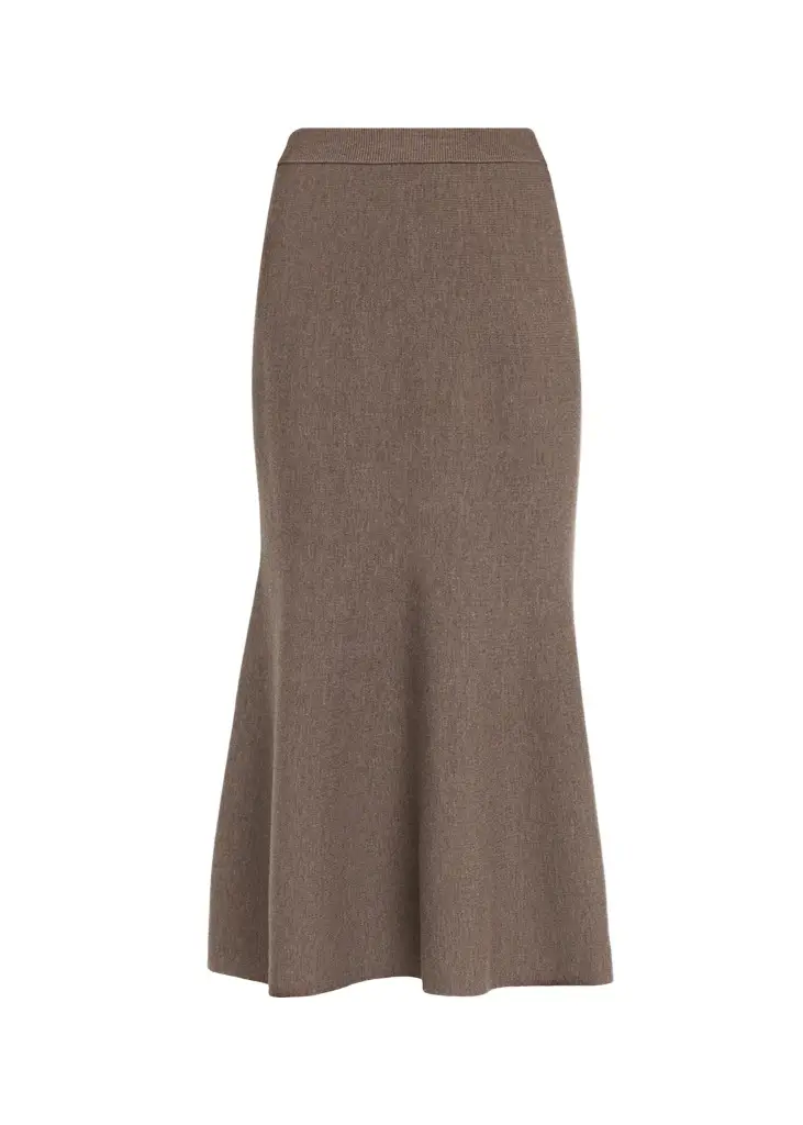 Simkhai Atwood Merino Wool Mermaid Midi Skirt