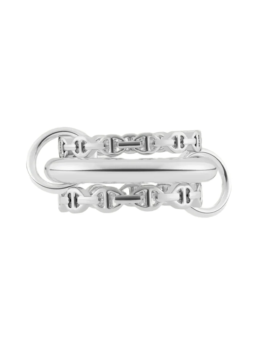 Spinelli Kilcollin Microdame SK Silver 3-Link Ring