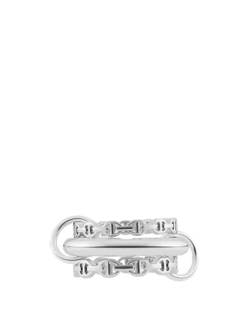 Spinelli Kilcollin Microdame SK Silver 3-Link Ring