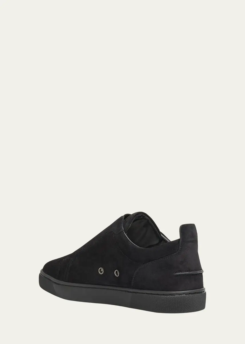 Christian Louboutin Men's St Louis Suede Slip-On Sneakers | Thumbnail 2 Christian Louboutin Men's St Louis Suede Slip-On Sneakers | Thumbnail 2